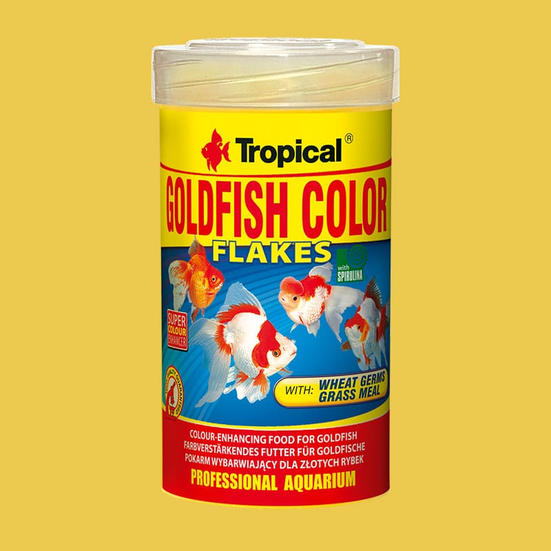 tropical goldfish color flakes